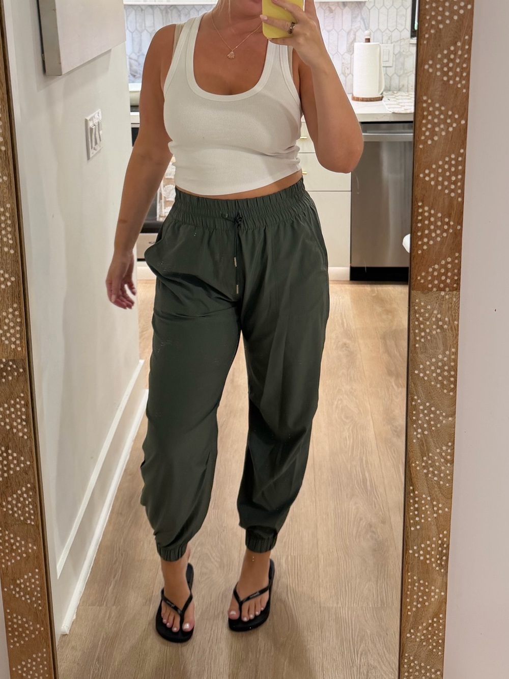 Abercrombie green athletic pants